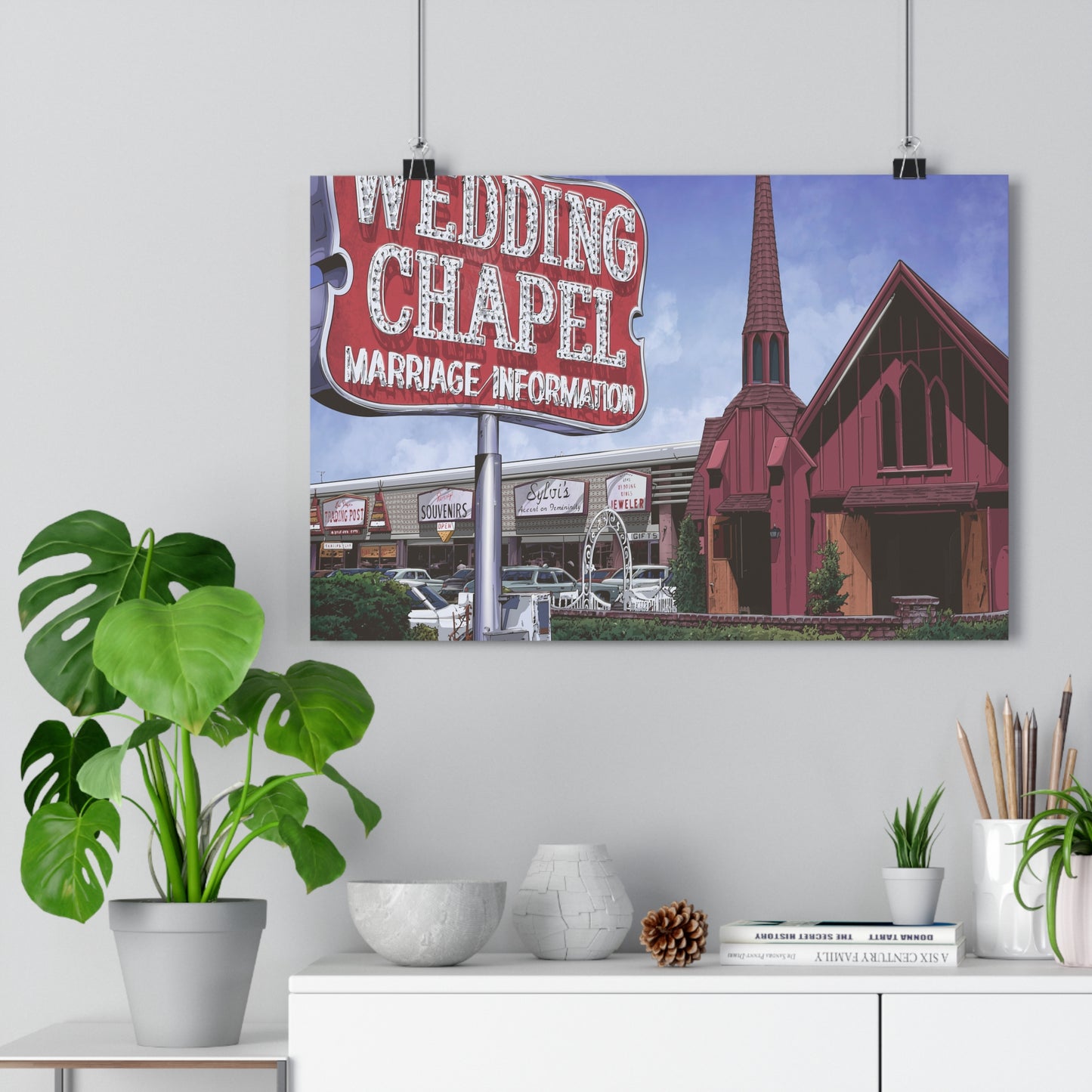 Let's Get Married In Vegas! - Fine Art Print