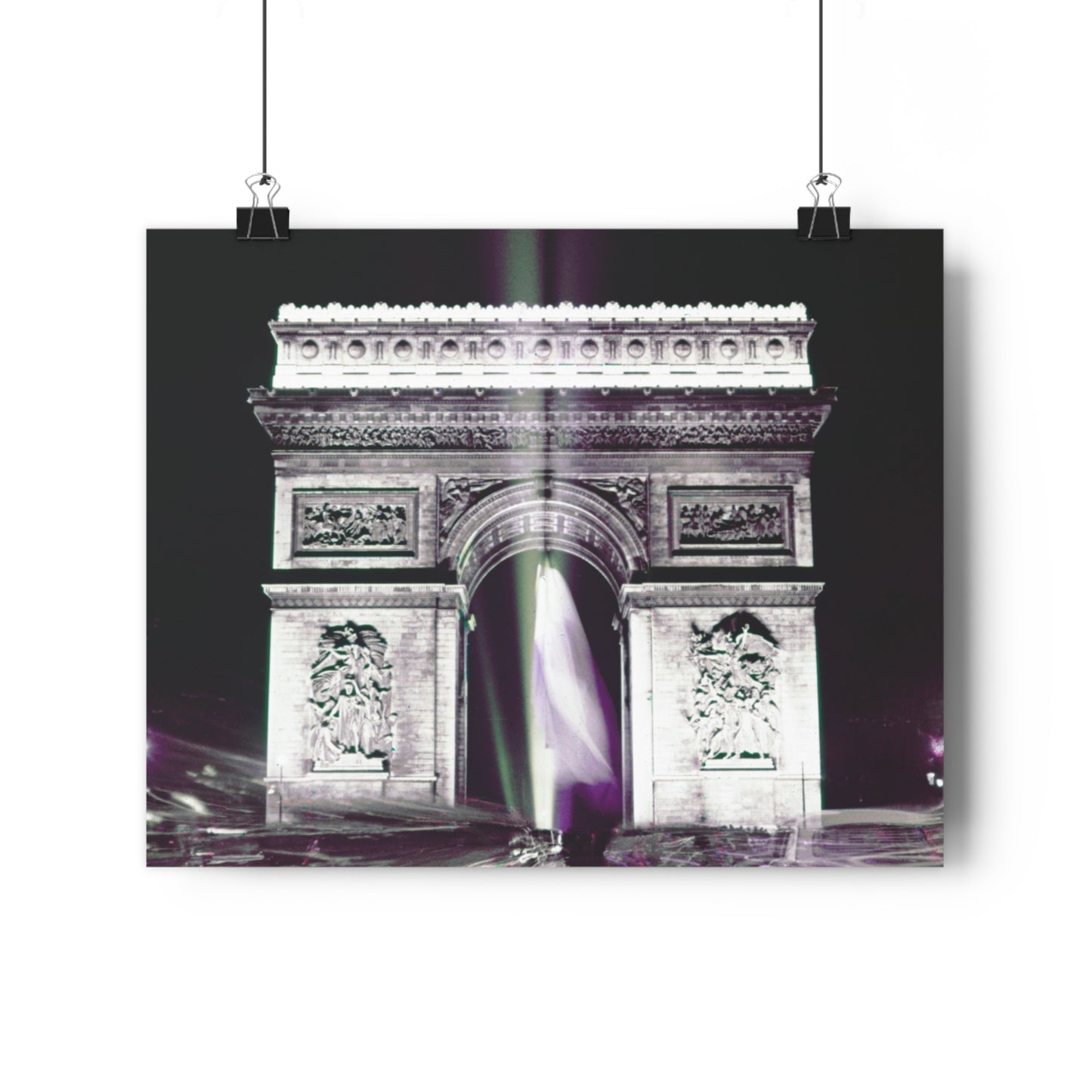 Arc De Triomphe Time-lapse, Circa Mid 1960s - Giclée Fine Art Print