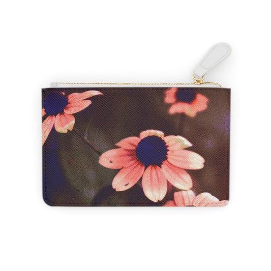 Pink Daisy at Dusk - Small Clutch