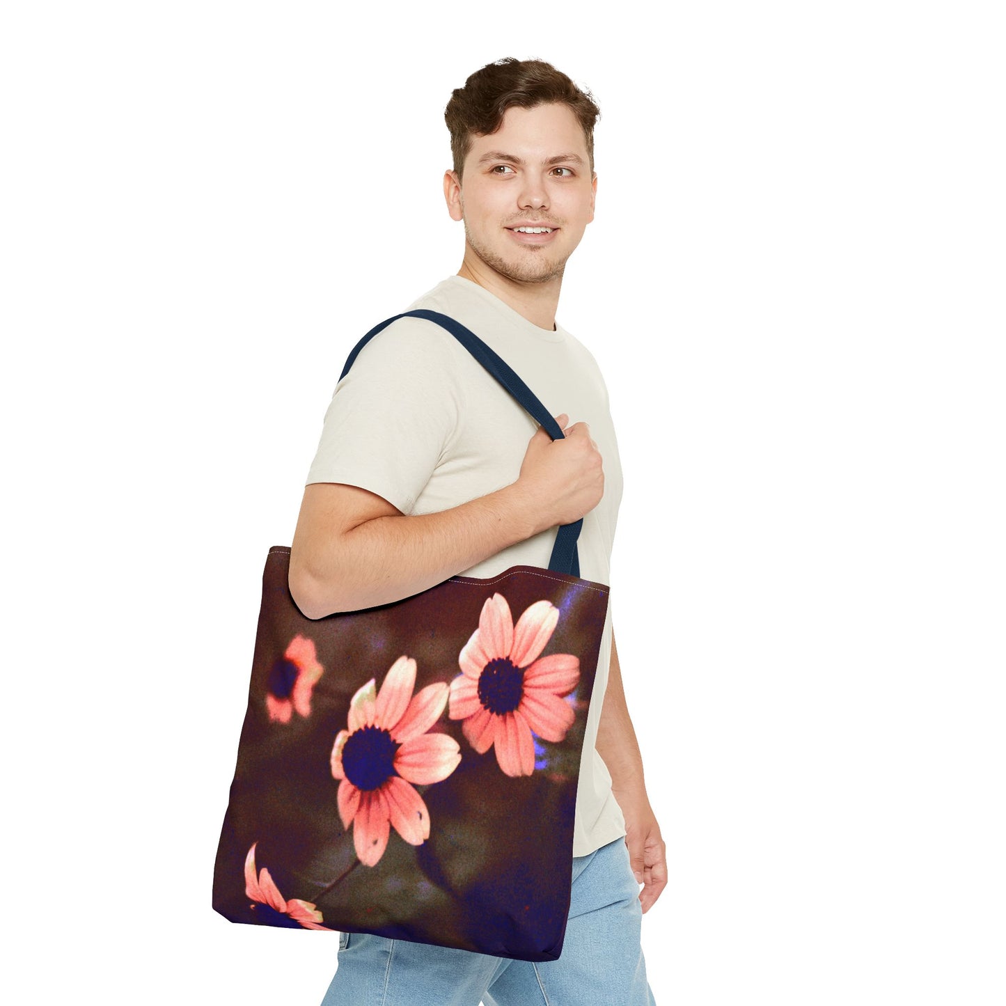 Pink Daisy at Dusk - Tote Bag