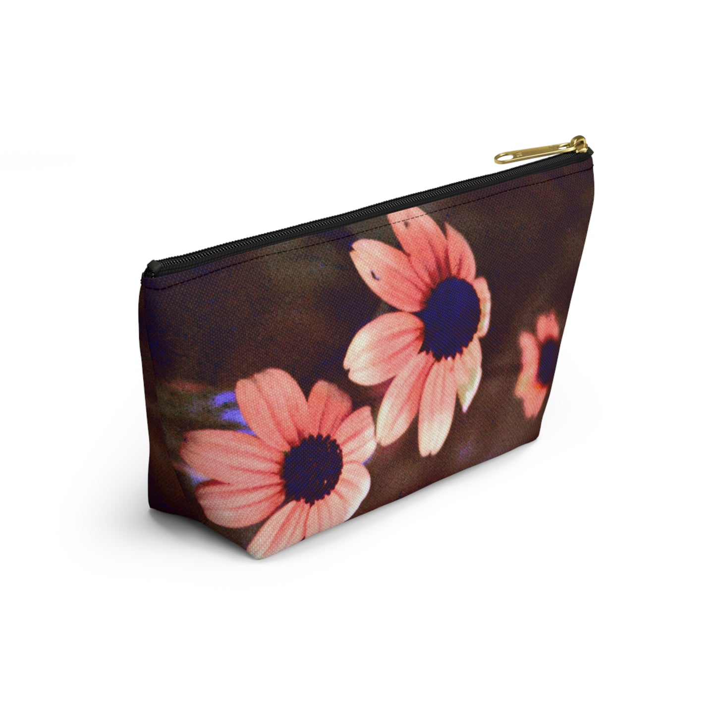 Pink Daisy at Dusk - Stand-up accessory bag