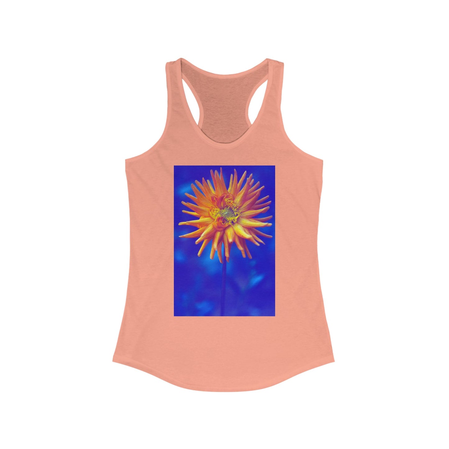 Retro Dahlia - Women's Racerback Tank