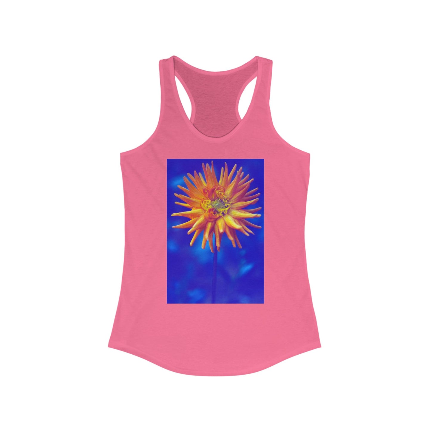 Retro Dahlia - Women's Racerback Tank