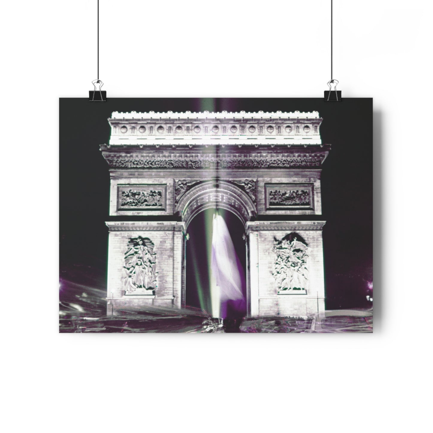 Arc De Triomphe Time-lapse, Circa Mid 1960s - Giclée Fine Art Print