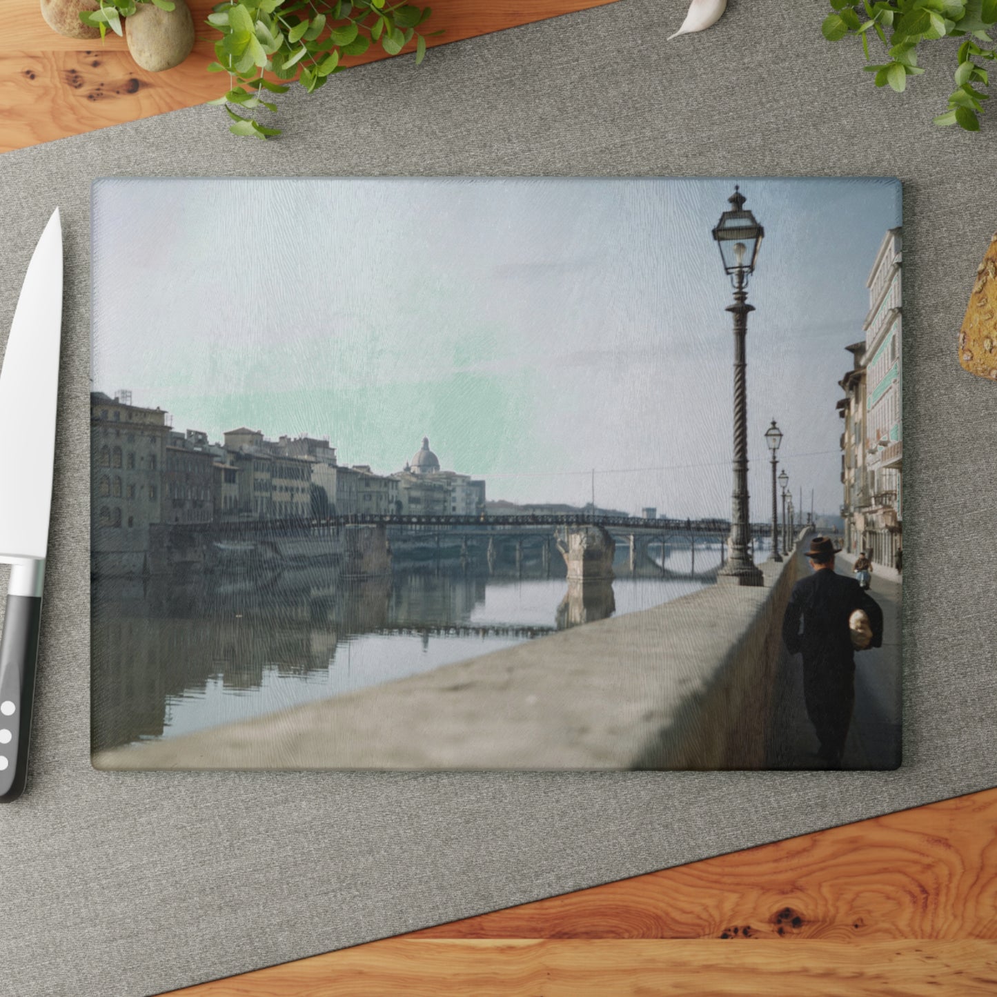 Florence, Italy, 1963 - Glass Cutting Board