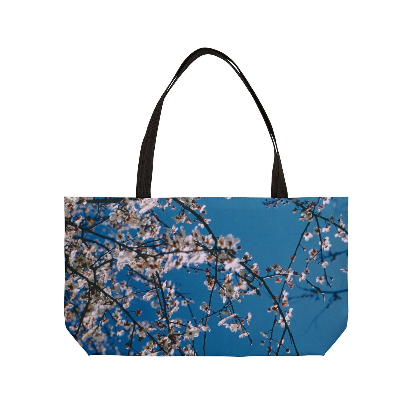 Cherry Blossoms in Blue - Weekender Tote Bag