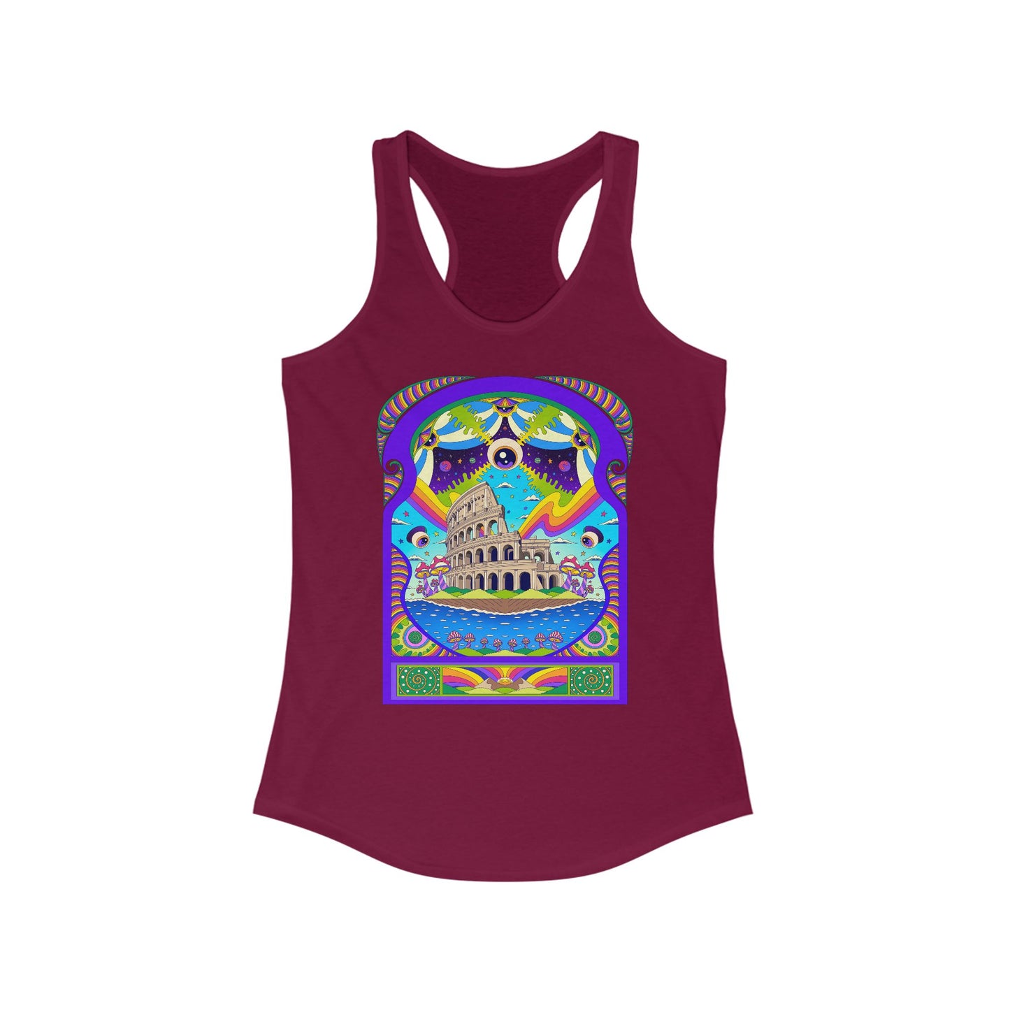 The Conscious Colosseum - Women's Ideal Racerback Tank