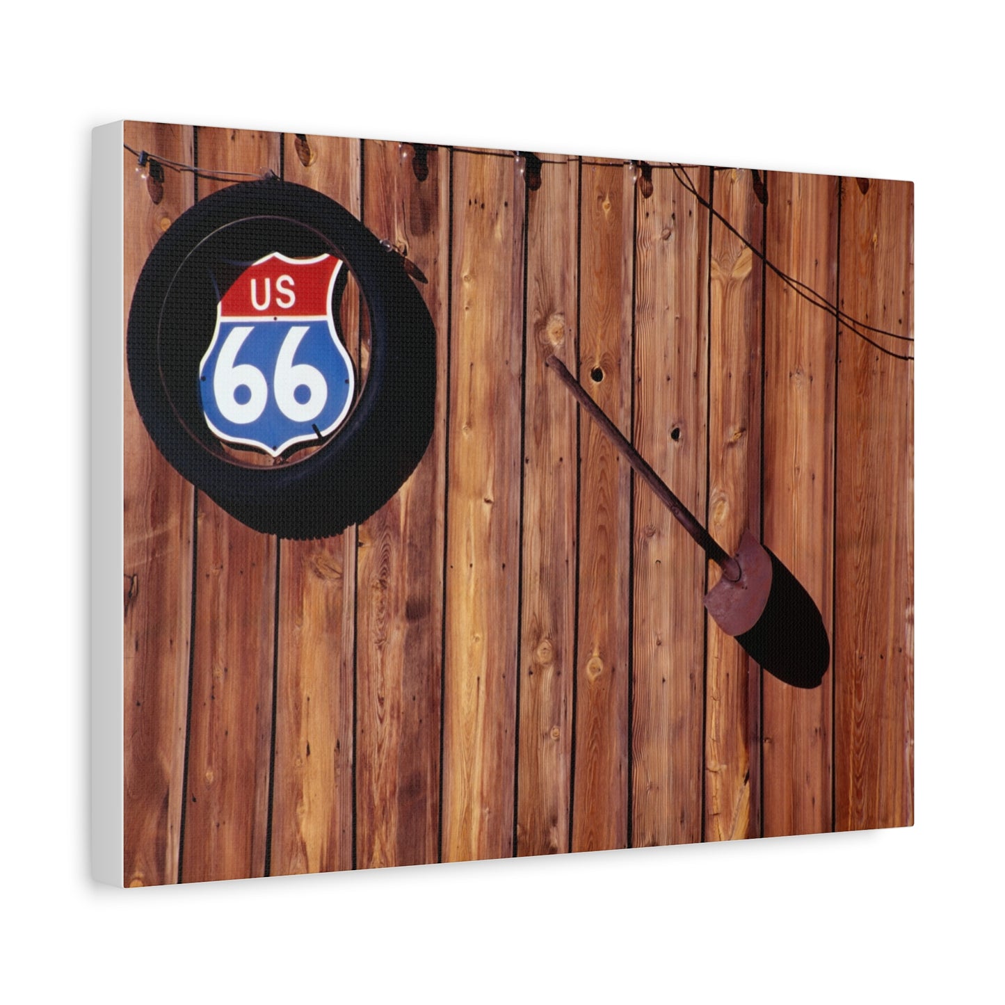 Route 66 - Matte Canvas, Stretched, 1.25 in