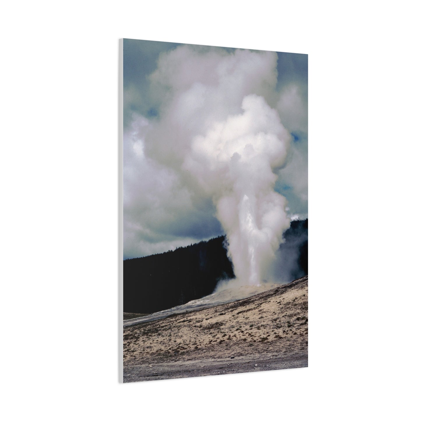 Old Faithful, Yellowstone National Park, 1969 - Matte Canvas, Stretched, 1.25 in