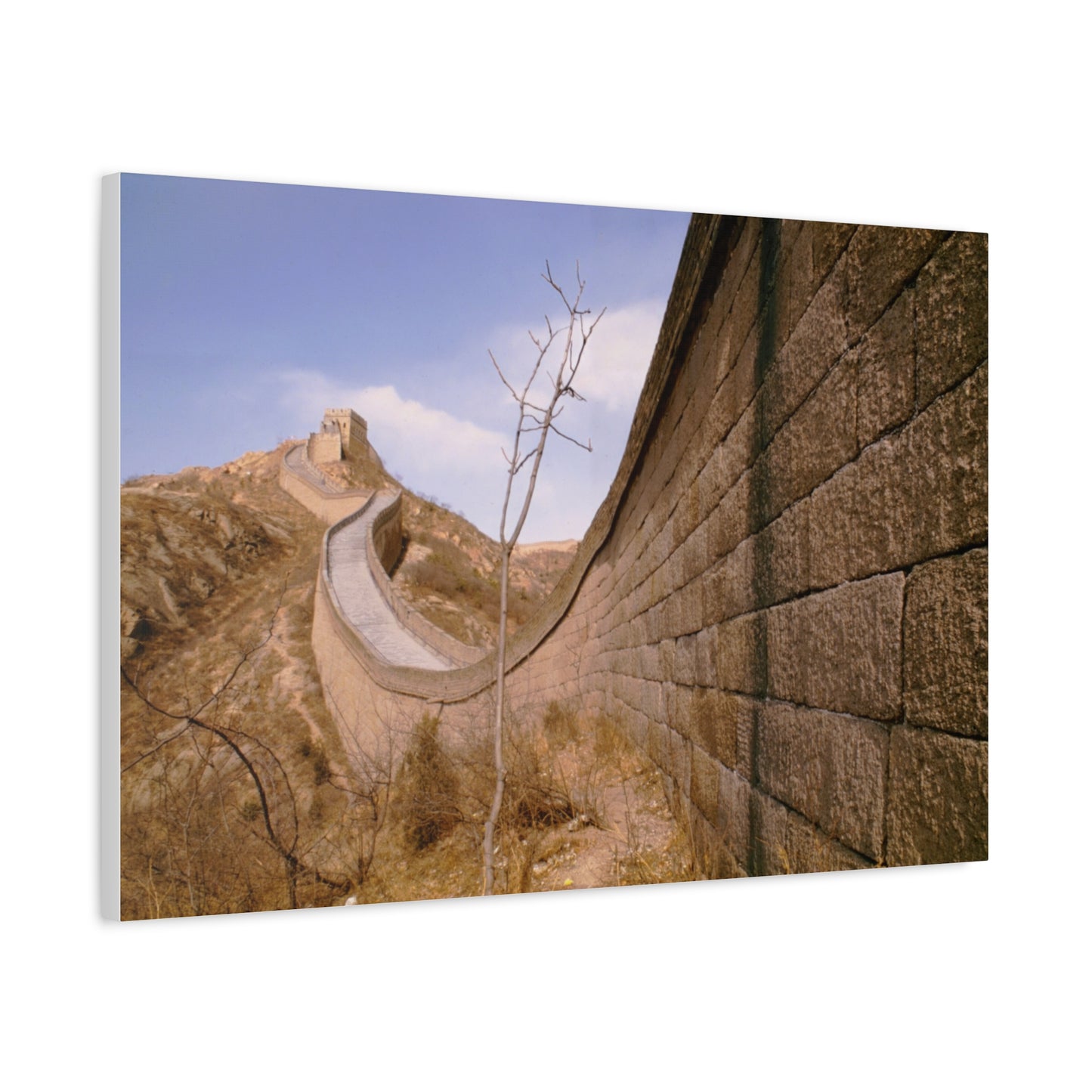 Great Wall Of China, 1974 - Matte Canvas, Stretched, 1.25 in