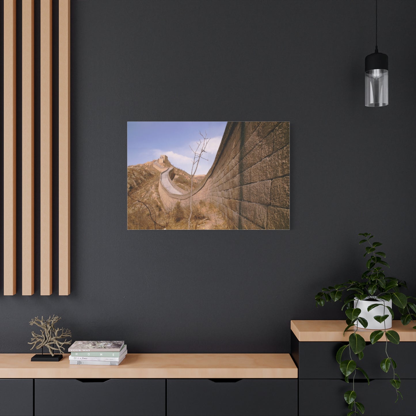 Great Wall Of China, 1974 - Matte Canvas, Stretched, 1.25 in