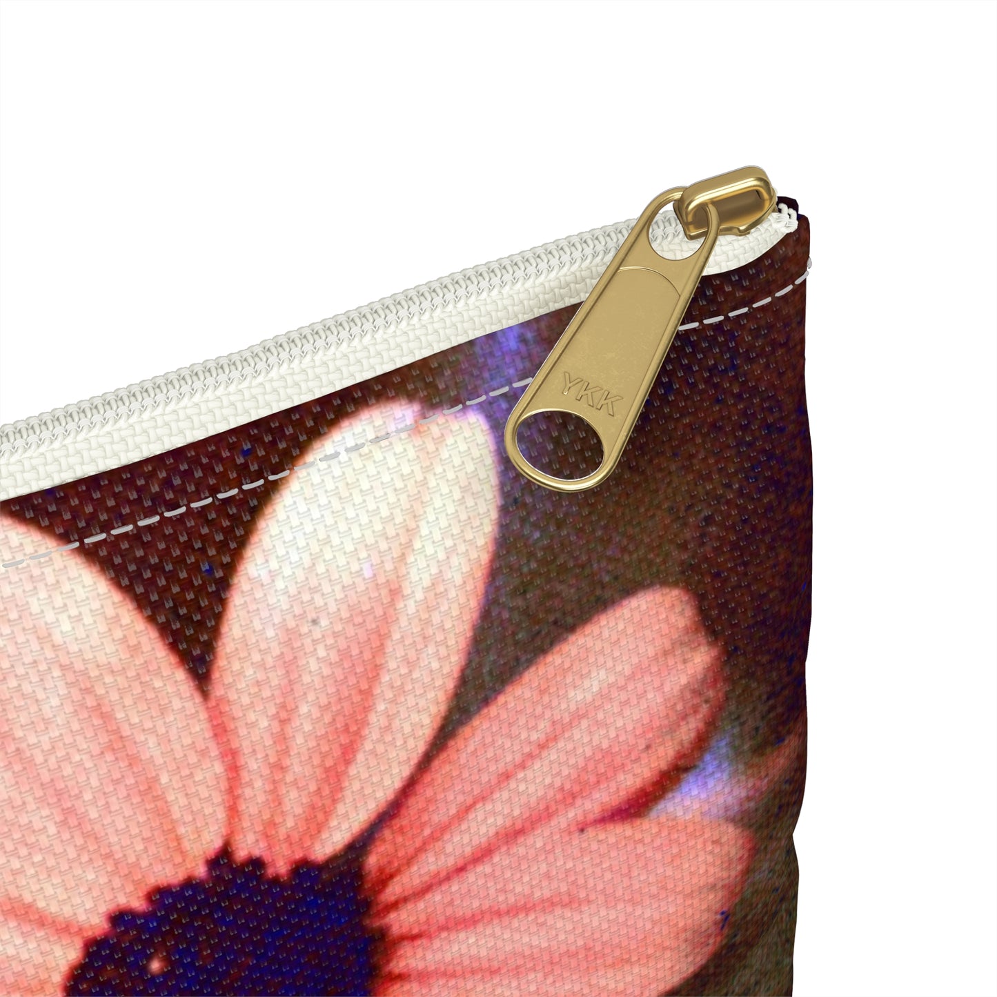 Pink Daisy at Dusk - Makeup pouch