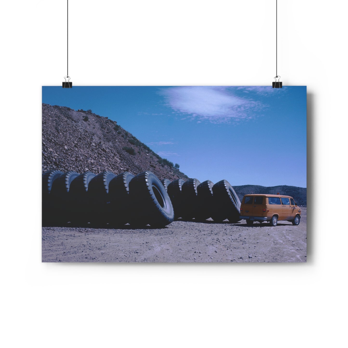 New Tires, 1974 - Giclée Fine Art Print