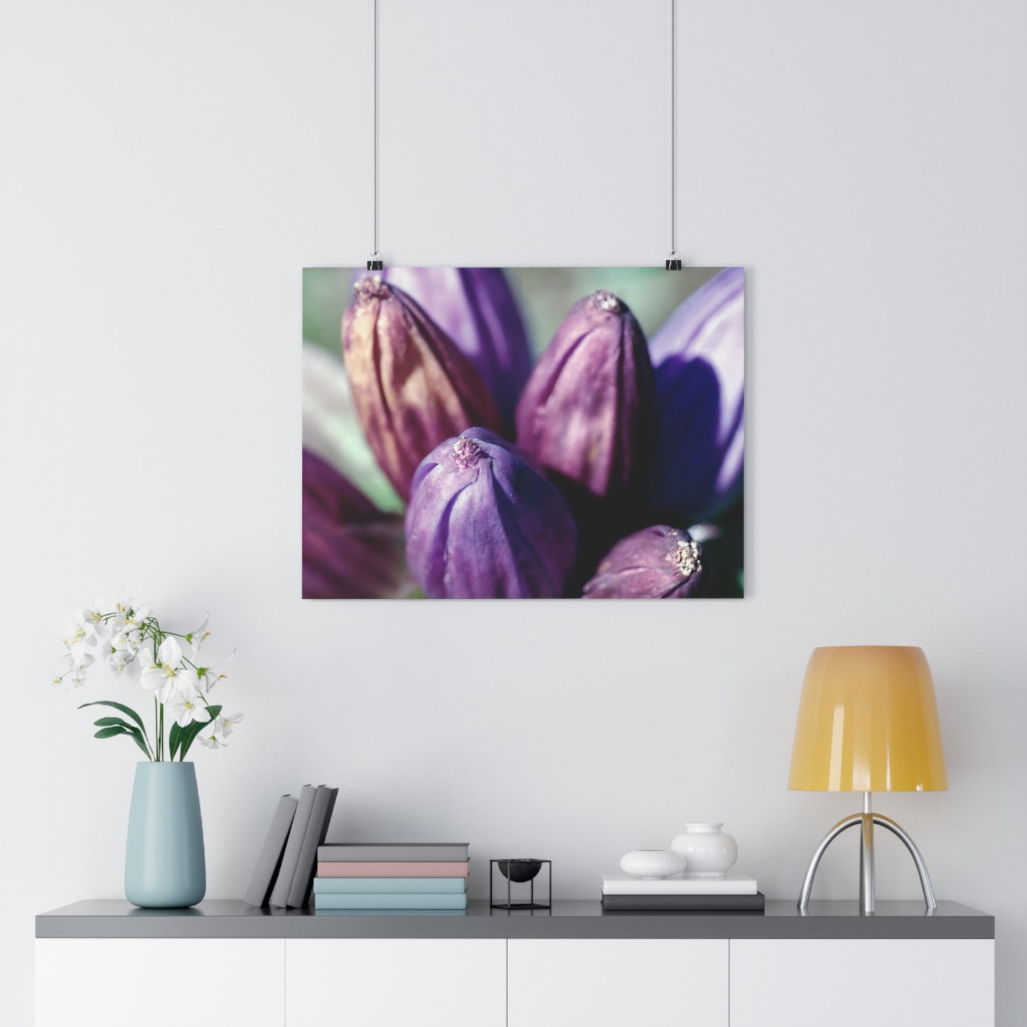 September Purple Petals - Fine Art Print