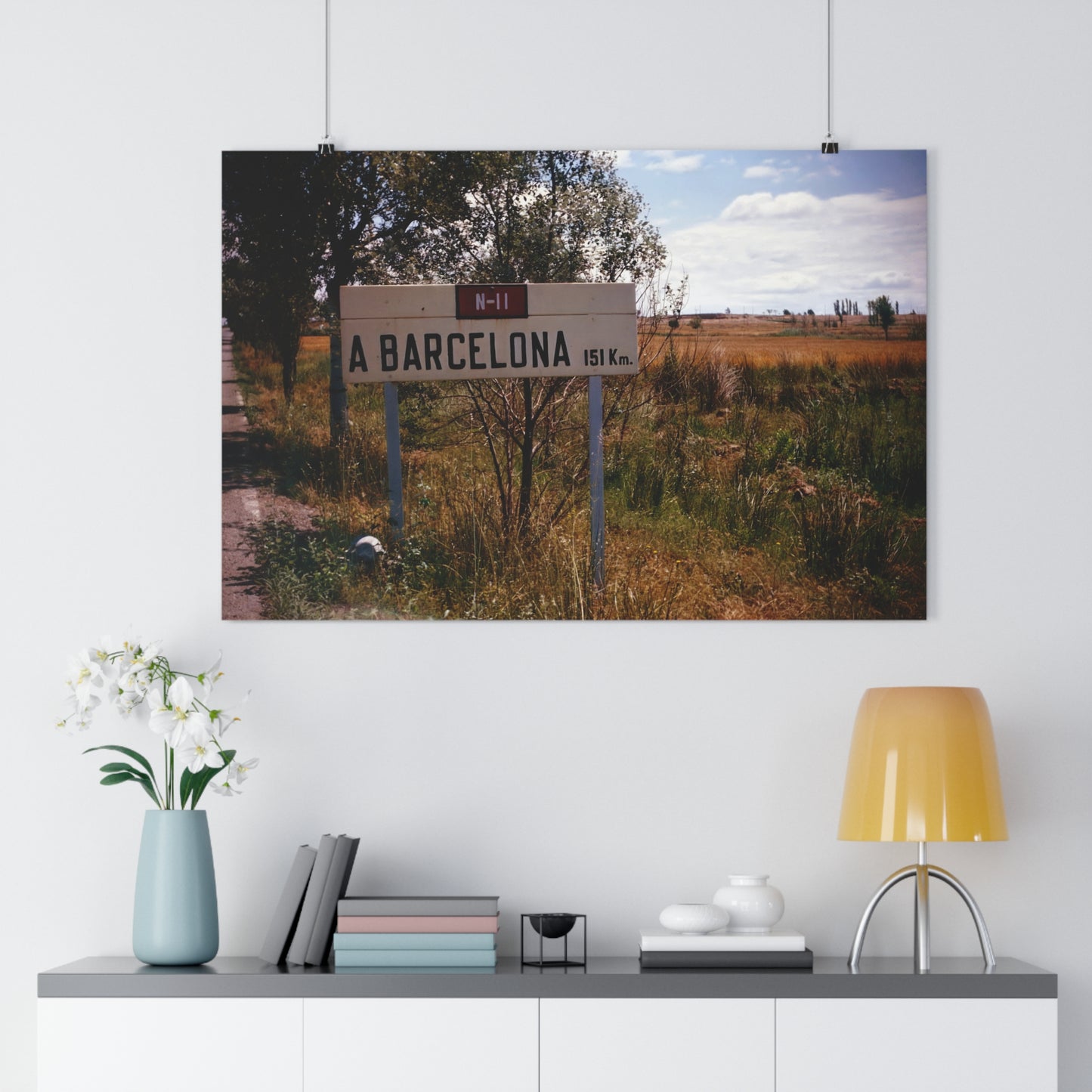 Barcelona 151Km - Fine Art Print