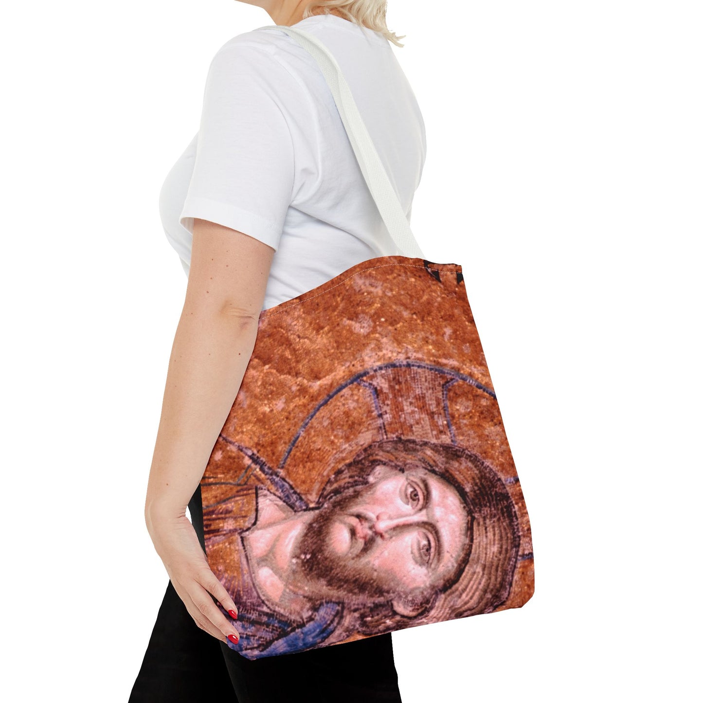 Christ Pantocrator - Hagia Sophia's Deësis mosaic, Sultanahmet, Istanbul, Turkey, 1963 - Tote Bag