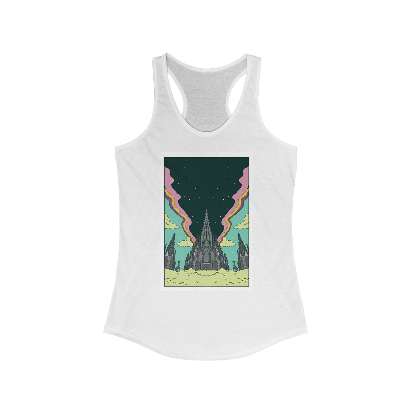 Trippy Barcelona - Women's Racerback Tank