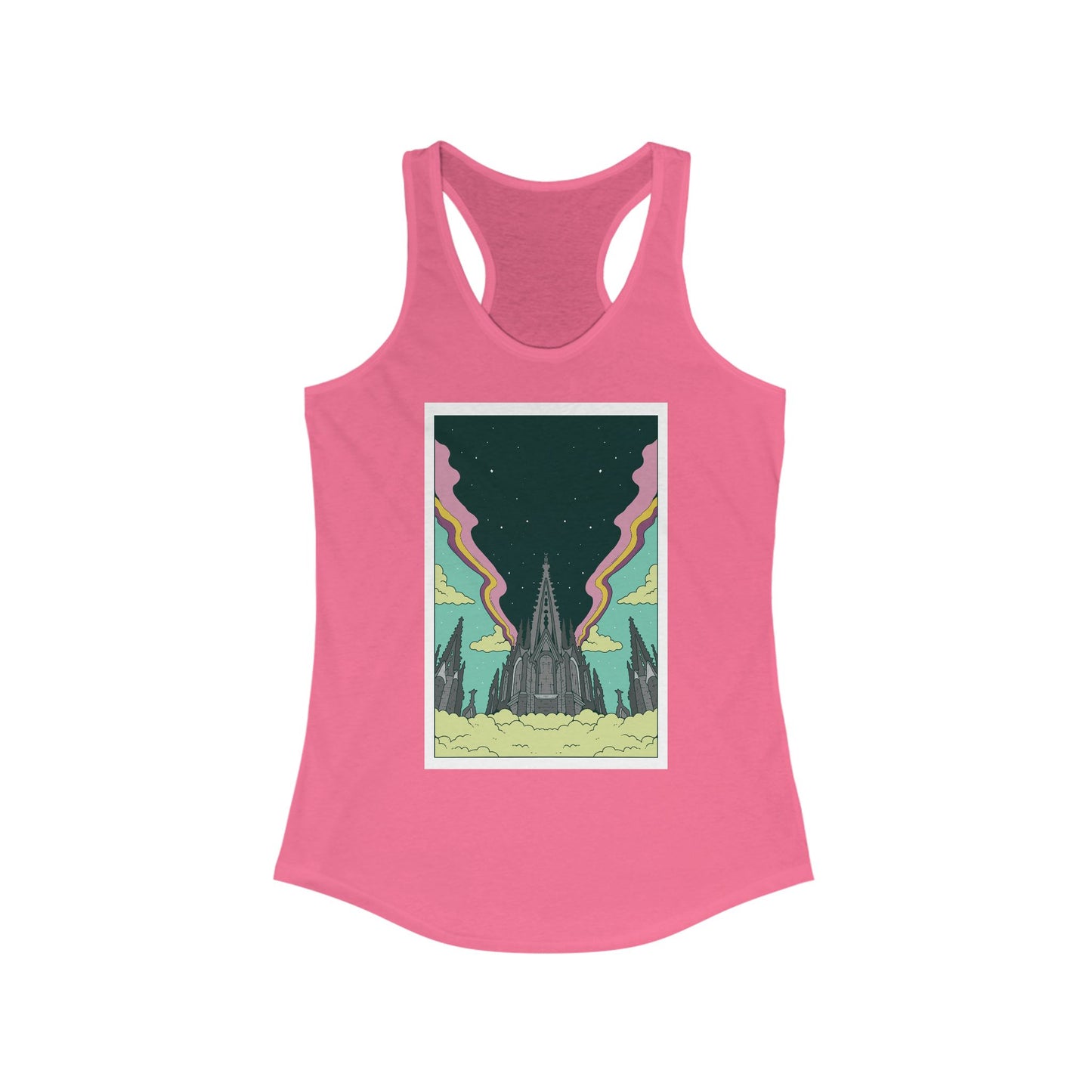 Trippy Barcelona - Women's Racerback Tank