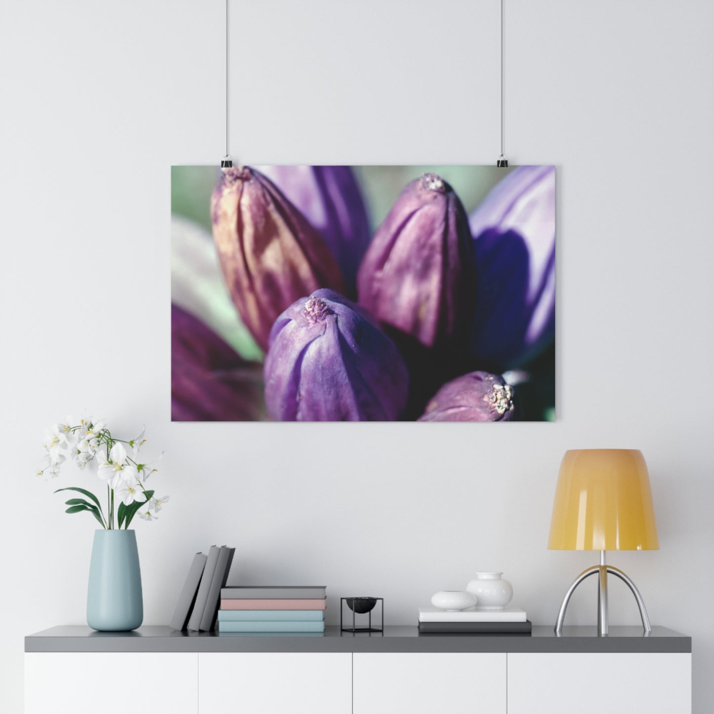 September Purple Petals - Fine Art Print