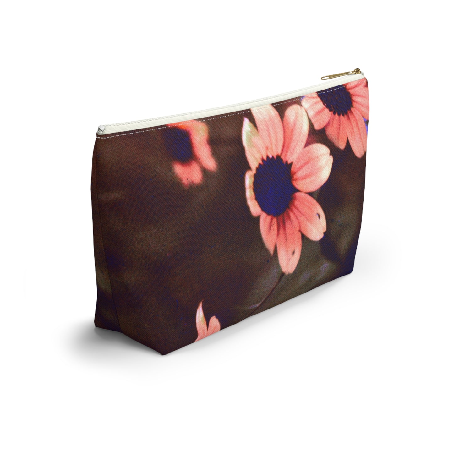 Pink Daisy at Dusk - Stand-up accessory bag