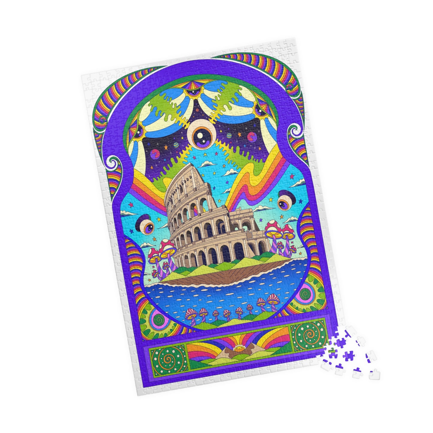 The Conscious Colosseum - Limited Edition, Retro Inspired, Jigsaw Puzzle