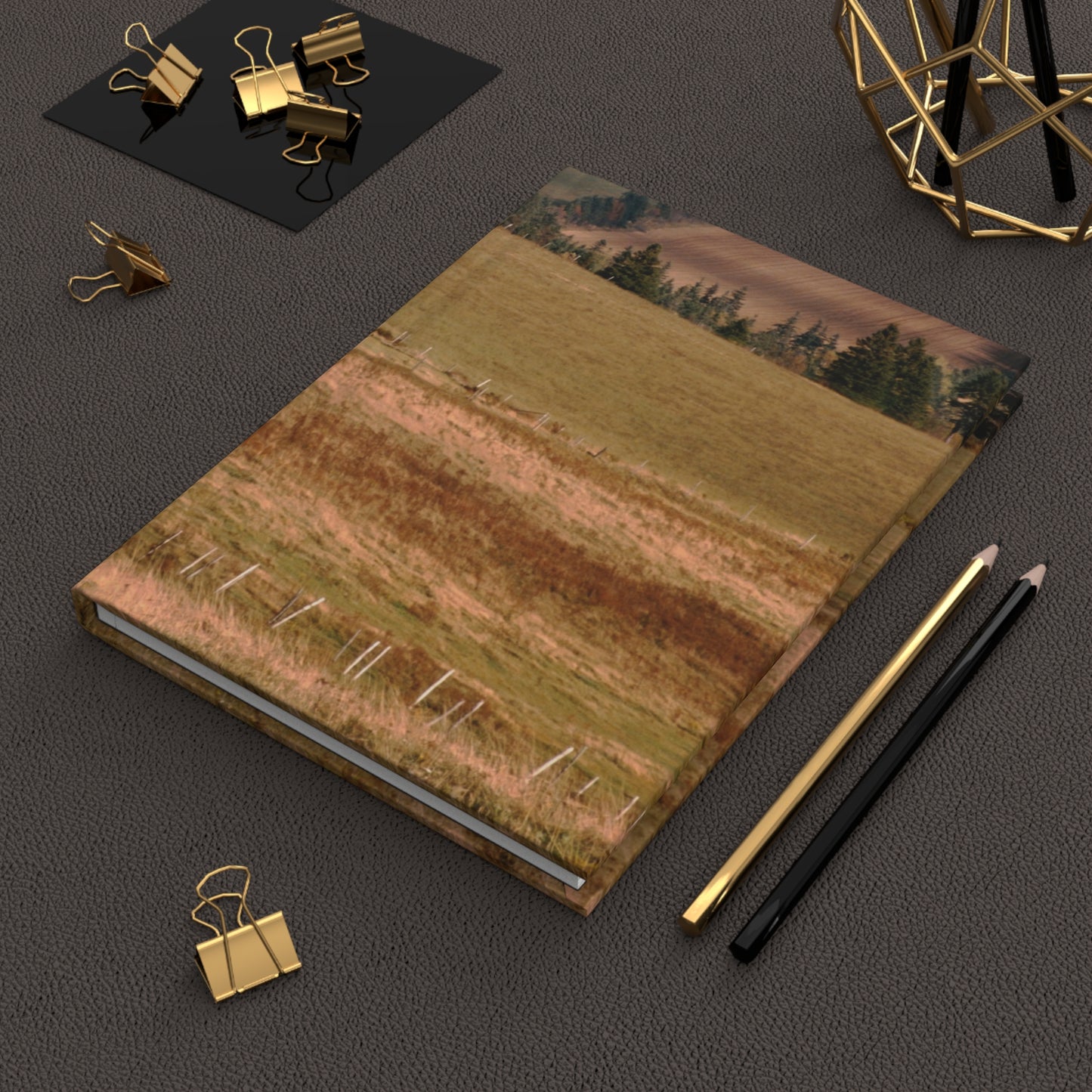 Tranquil Pastures And Rich Tones - Hardcover Journal Matte