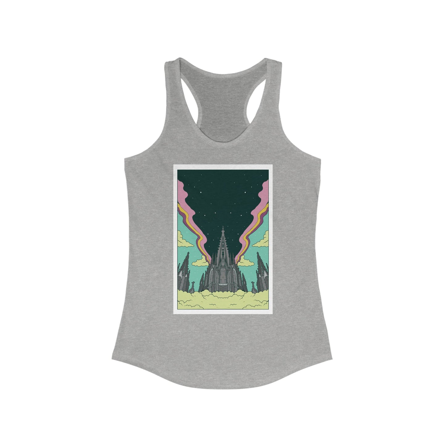 Trippy Barcelona - Women's Racerback Tank