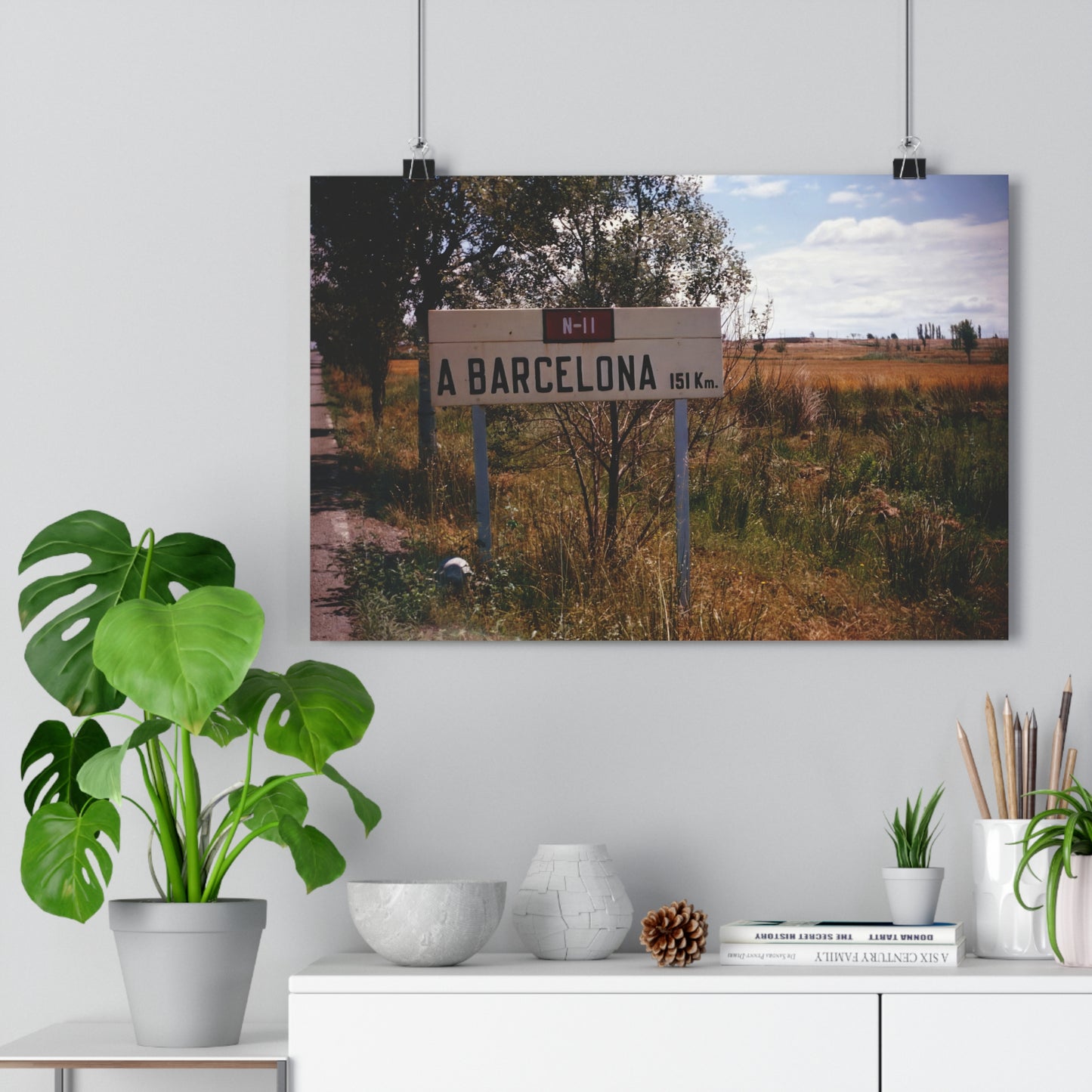 Barcelona 151Km - Fine Art Print