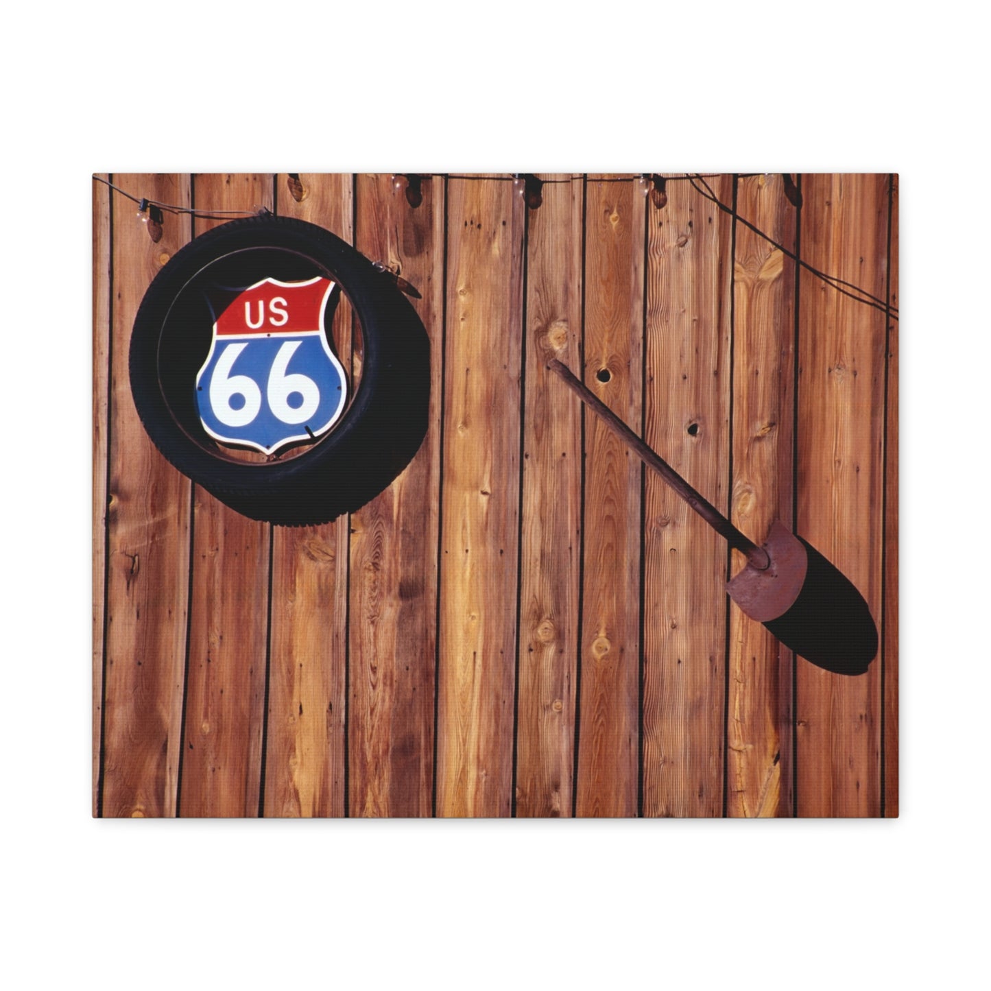 Route 66 - Matte Canvas, Stretched, 1.25 in