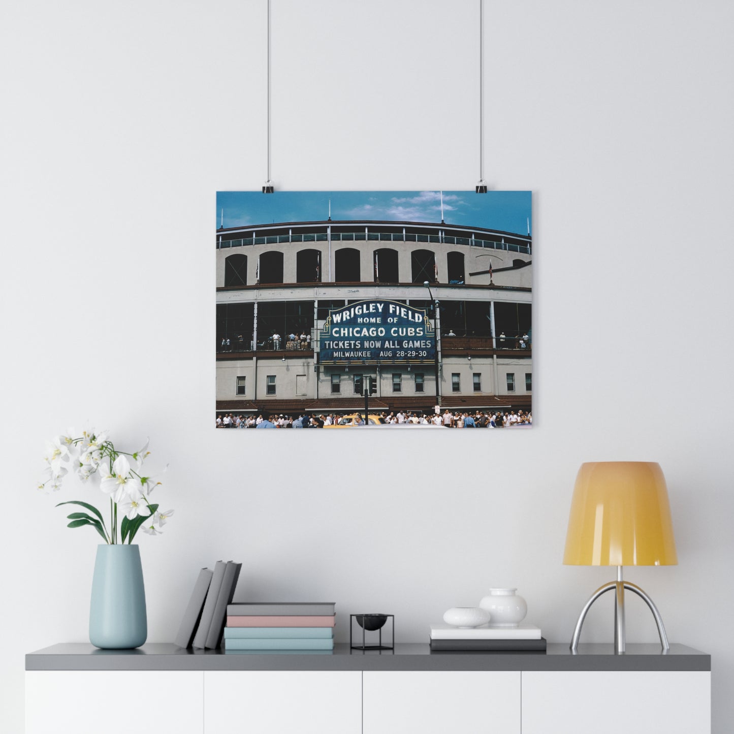 Wrigley Field, Home Of Chicago Cubs, August, 1959 - Giclée Fine Art Print